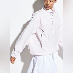 NWT Vince Half Zip Pullover Coat in Peony